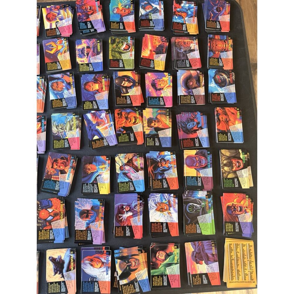 1994 Marvel Masterpieces - Complete 140 Card Base Set - Picture 5 of 9